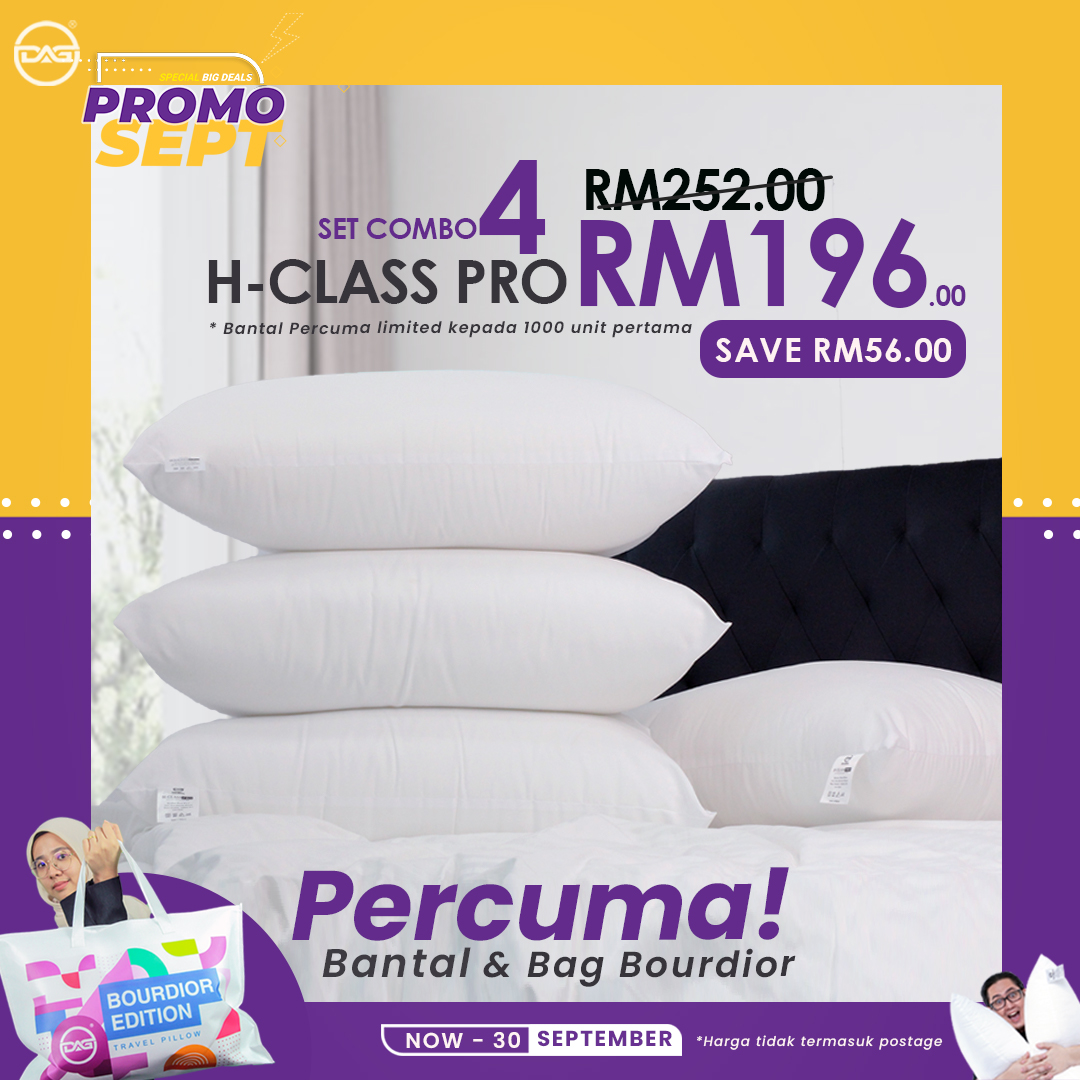 DAG kongsikan tip untuk jadikan bantal tidur kembali empuk.